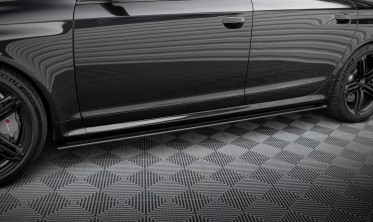 Боковые накладки под пороги Street Pro Audi RS6 C6 Avant фото