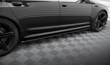 Боковые накладки под пороги Street Pro Audi RS6 C6 Avant фото