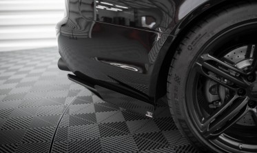 Боковые диффузоры + накладки на задний бампер Street Pro Audi RS6 Avant C6 фото