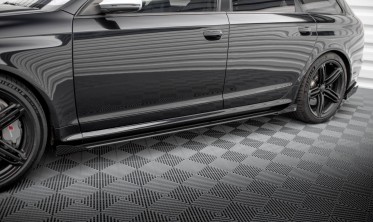 Листвы + накладки на боковые пороги Street Pro Audi RS6 Avant C6 фото