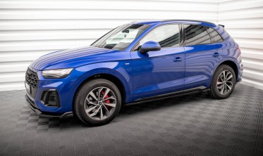 Боковые листвы под пороги Audi SQ5 / Q5 S-Line SUV / Sportback Mk2 послерестайл фото