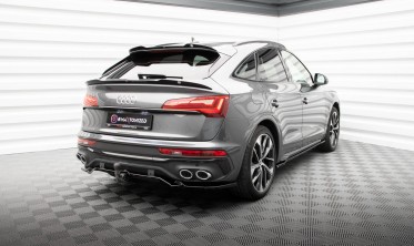 Задняя накладка (диффузор) на бампер Audi SQ5 Sportback Mk2 рестайл фото