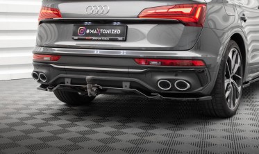Задняя накладка (диффузор) на бампер Audi SQ5 Sportback Mk2 рестайл фото