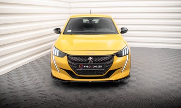 Нижня накладка під передній бампер Peugeot 208 Mk2 GT вер. 2 фото