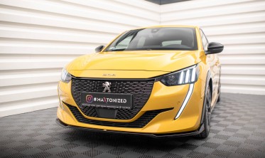 Нижня накладка під передній бампер Peugeot 208 Mk2 GT вер. 2 фото