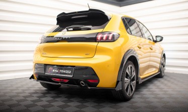 Задній дифузор + накладки на бампер Peugeot 208 Mk2 GT фото