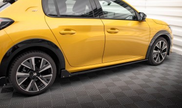 Дифузори + накладки на бічні пороги Peugeot 208 Mk2 версія GT фото