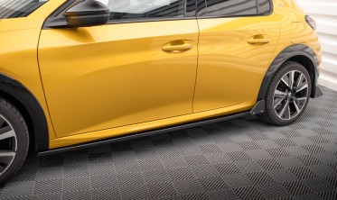 Дифузори + накладки на бічні пороги Peugeot 208 Mk2 версія GT фото