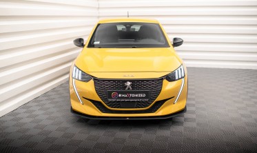 Передний диффузор на бампер Street Pro Peugeot 208 GT Mk2  фото