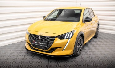 Передний диффузор на бампер Street Pro Peugeot 208 GT Mk2  фото