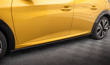 Боковые листвы под пороги Street Pro Peugeot 208 GT Mk2 фото