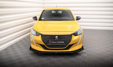 Диффузор + накладки на передний бампер Street Pro Peugeot 208 GT Mk2 фото