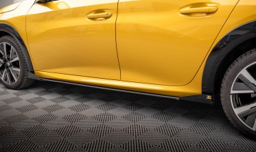 Боковые листвы + накладки на пороги Street Pro Peugeot 208 GT Mk2 фото