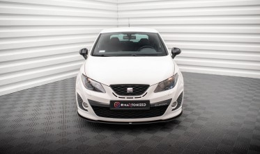 Передний диффузор на бампер Street Pro Seat Ibiza Sport Coupe Mk4 фото