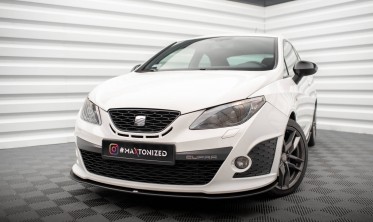 Передний диффузор на бампер Street Pro Seat Ibiza Sport Coupe Mk4 фото