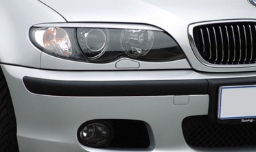 Накладки на фари BMW E46 післярестайл фото