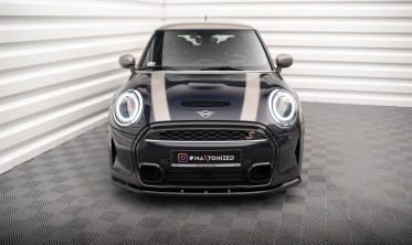 Тюнинговая накладка на передний бампер Mini Cooper S F56 рестайл вер. 1 фото