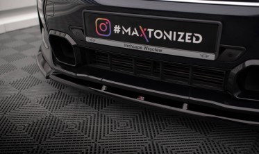 Нижний диффузор под передний бампер Mini Cooper F56 рестайл S вер. 2 фото