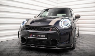 Нижний диффузор под передний бампер Mini Cooper F56 рестайл S вер. 2 фото