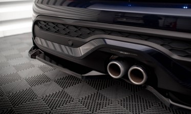 Тюнінгова накладка заднього бампера Mini Cooper F56 S післярестайл фото
