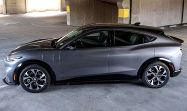 накладки на пороги ford mustang mach-e (2021-2023) gloss black фото