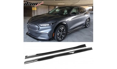 накладки на пороги ford mustang mach-e (2021-2023) gloss black фото