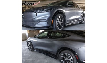 накладки на пороги ford mustang mach-e (2021-2023) gloss black фото