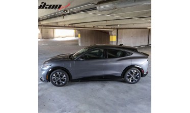 накладки на пороги ford mustang mach-e (2021-2023) gloss black фото