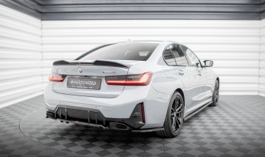 Центральная накладка на задний бампер BMW M340i G20 / G21 послерестайл фото