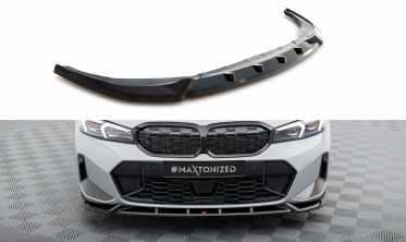 Передня накладка на бампер BMW 3 M340i/M-Pack G20, G21 рестайл вер. 1 фото