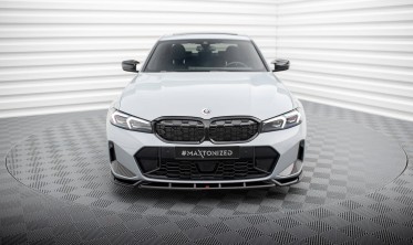 Передняя накладка на бампер BMW 3 M340i / M-Pack G20, G21 рестайл вер. 1 фото