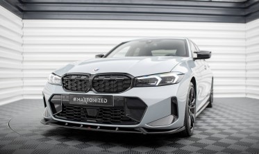 Передняя накладка на бампер BMW 3 M340i / M-Pack G20, G21 рестайл вер. 1 фото