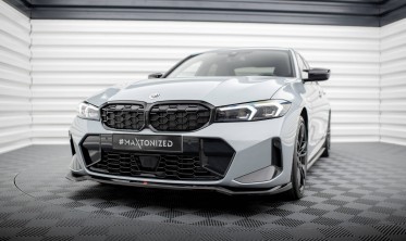 Тюнинговая накладка на передний бампер BMW 3 M340i / M-Pack G20, G21 рестайл вер. 2 фото