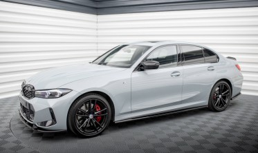 Тюнінгові накладки (лістви) на пороги BMW 3 M340i / M-Pack G20, G21 рестайл фото