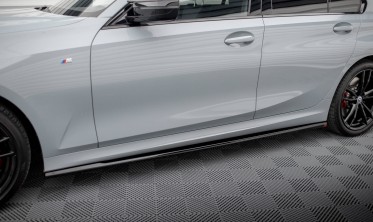 Тюнінгові накладки (лістви) на пороги BMW 3 M340i / M-Pack G20, G21 рестайл фото