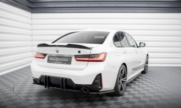 Центральная накладка на задний бампер Street Pro BMW 3 G20 / G21 версия M-Pack послерестайл фото