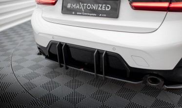 Центральная накладка на задний бампер Street Pro BMW 3 G20 / G21 версия M-Pack послерестайл фото