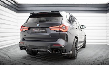Центральная накладка на задний бампер BMW X3 G01 M-Pack послерестайл фото