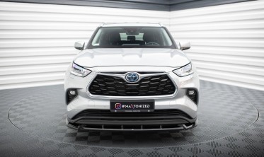 Тюнинговая накладка на передний бампер Toyota Highlander Mk4 фото