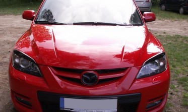 Накладки на фари (реснічки) Mazda 3 Hatchback фото