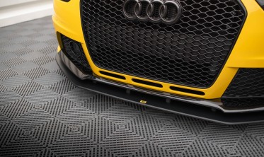 Передній дифузор під бампер Street Pro Audi RS4 B8 рестайл фото