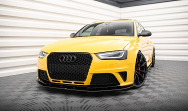 Передній дифузор під бампер Street Pro Audi RS4 B8 рестайл фото