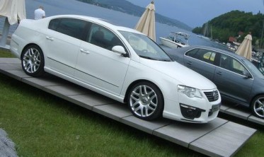Тюнинговые пороги VW Passat B6 3C в стиле R-GT фото