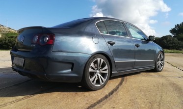 Тюнинговые пороги VW Passat B6 3C в стиле R-GT фото