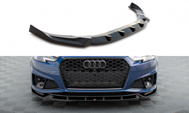 Тюнінгова накладка на передній бампер Audi A4 Competition B9 вер. 1 фото