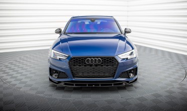 Тюнінгова накладка на передній бампер Audi A4 Competition B9 вер. 1 фото