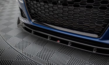 Тюнінгова накладка на передній бампер Audi A4 Competition B9 вер. 1 фото