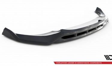 Нижня накладка на передній бампер BMW X4 G02 M-Pack вер. 2 фото