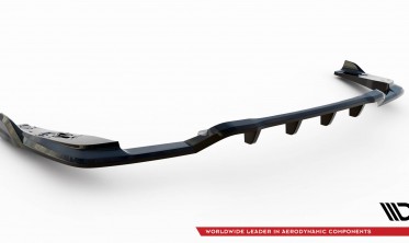 Нижня тюнінг накладка на задній бампер BMW X4 G02 M-Pack вер. 2 фото