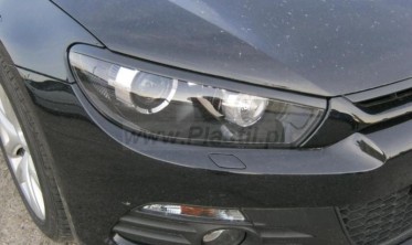 Накладки на фары (реснички) Volkswagen Scirocco III фото